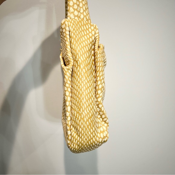 STAUD Felix Faun Purse Tan/Beige Animal Print Leather Handbag Shoulder Bag - Picture 3 of 14